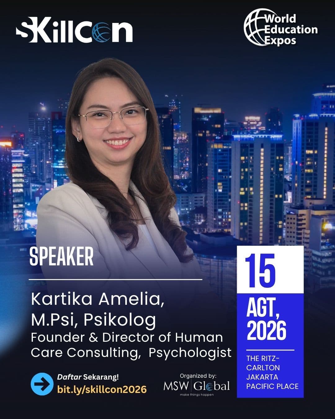 Kartika Amelia, M.Psi, Psikolog